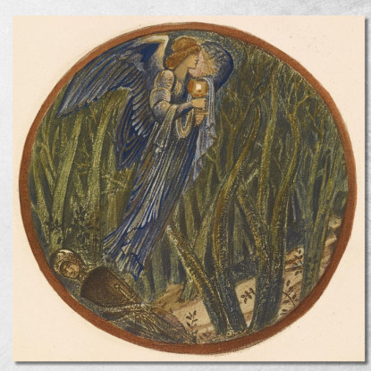 Coppa D'Oro Sir Edward Coley Burne-Jones ecb19 quadro stampato su tela