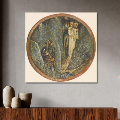 Premio D'Onore Sir Edward Coley Burne-Jones ecb30 quadro stampato su tela