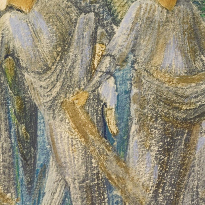 Stellaria Sparsa Sir Edward Coley Burne-Jones ecb60 quadro stampato su tela