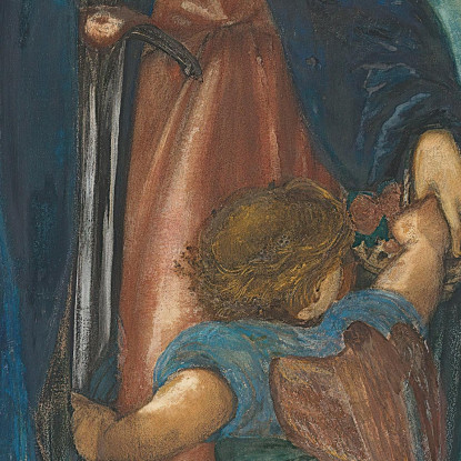 Santa Dorotea Sir Edward Coley Burne-Jones ecb62 quadro stampato su tela