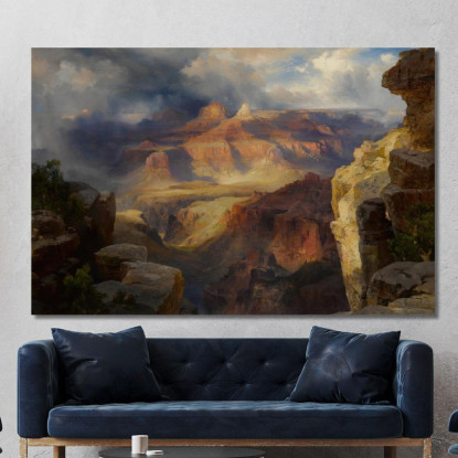 Grand Canyon Dell'Arizona Thomas Moran tmr24 quadro stampato su tela