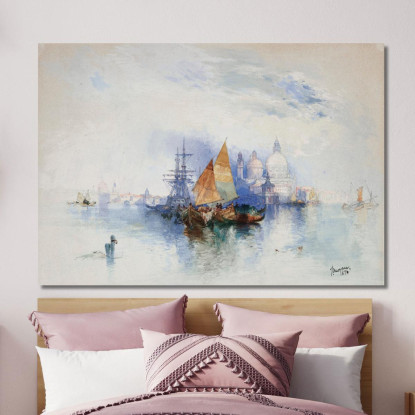 Venezia 4 Thomas Moran tmr90 quadro stampato su tela