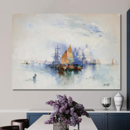 Venezia 4 Thomas Moran tmr90 quadro stampato su tela