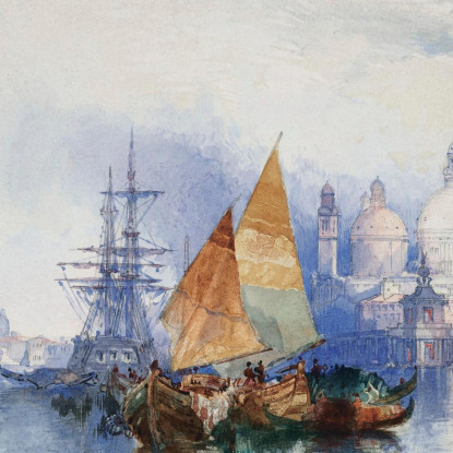 Venezia 4 Thomas Moran tmr90 quadro stampato su tela