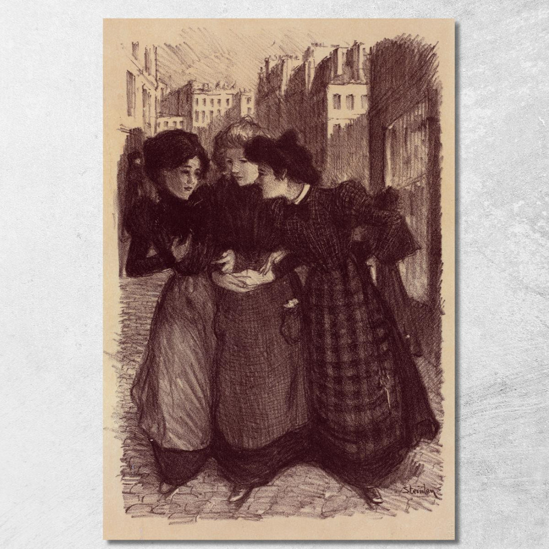 Disegno Originale Per Il Poster Masters' 2 Théophile Alexandre Steinlen tas14 quadro stampato su tela