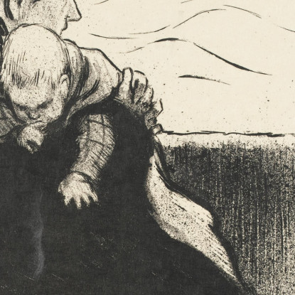 Donna Del Dolore Théophile Alexandre Steinlen tas18 quadro stampato su tela