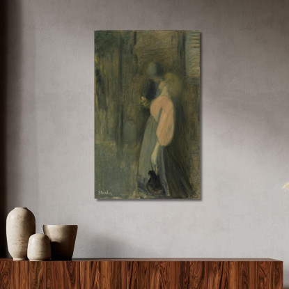 Il Bacio Théophile Alexandre Steinlen tas52 quadro stampato su tela