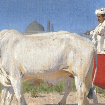Trasporto A Delhi Vasily Vereshchagin vvr13 quadro stampato su tela