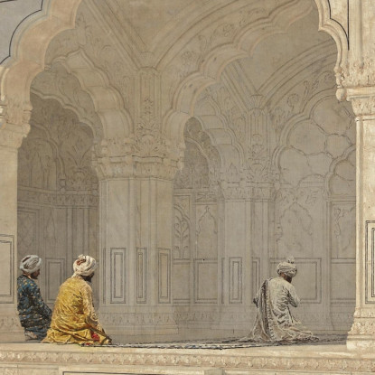 Moschea Della Perla A Delhi Vasily Vereshchagin vvr40 quadro stampato su tela