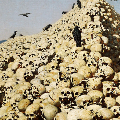 L'Apoteosi Della Guerra Vasily Vereshchagin vvr57 quadro stampato su tela