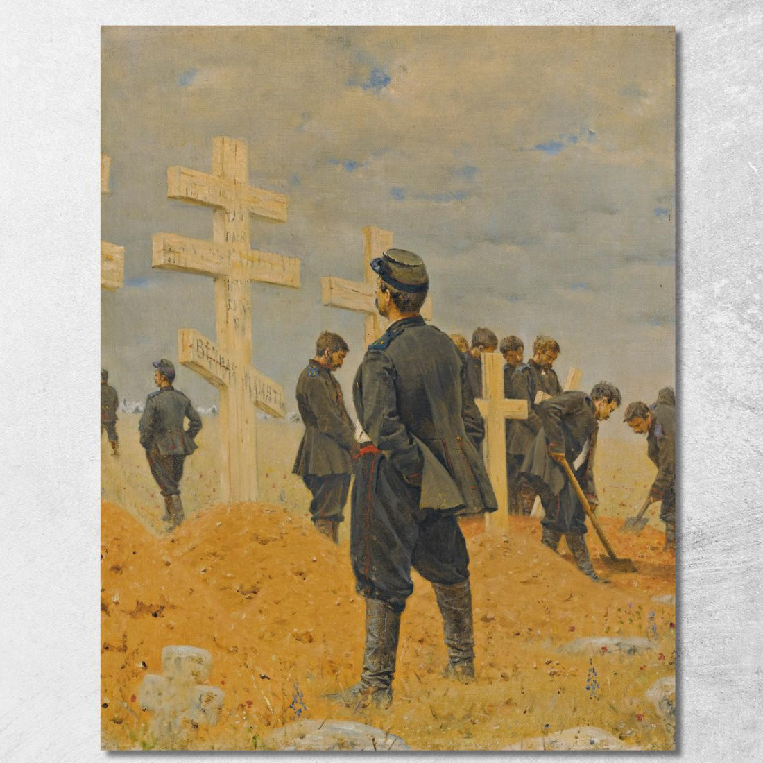 Gli Eroi Caduti Vasily Vereshchagin vvr59 quadro stampato su tela