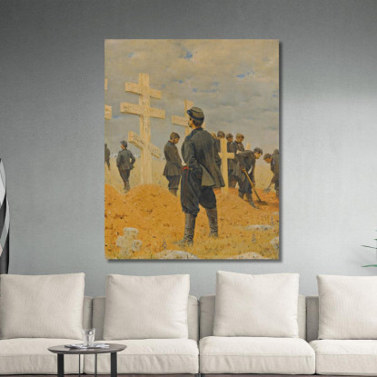 Gli Eroi Caduti Vasily Vereshchagin vvr59 quadro stampato su tela