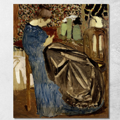 Una Sarta Édouard Vuillard evu2 quadro stampato su tela