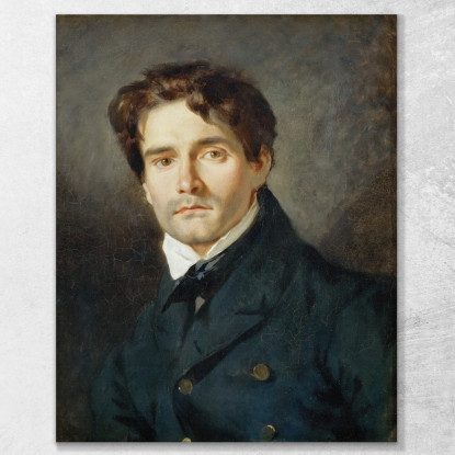 Leon Riesener Eugène Delacroix edx74 quadro stampato su tela