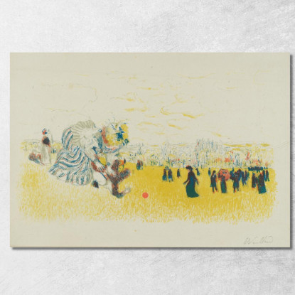 Giochi Per Bambini Édouard Vuillard evu19 quadro stampato su tela