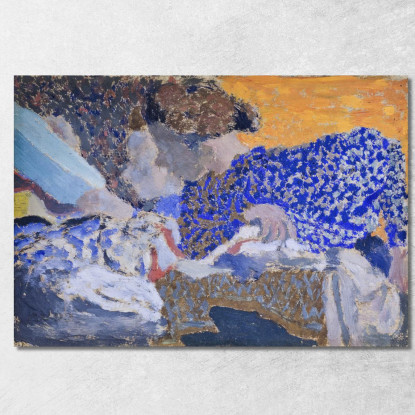 Due Sarte Nel Laboratorio Édouard Vuillard evu22 quadro stampato su tela