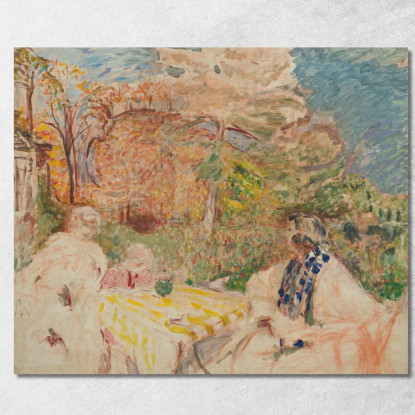 Donne E Bambini Al Clos Cézanne Édouard Vuillard evu28 quadro stampato su tela