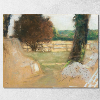 La Barriera Bianca A Les Clayes Édouard Vuillard evu43 quadro stampato su tela