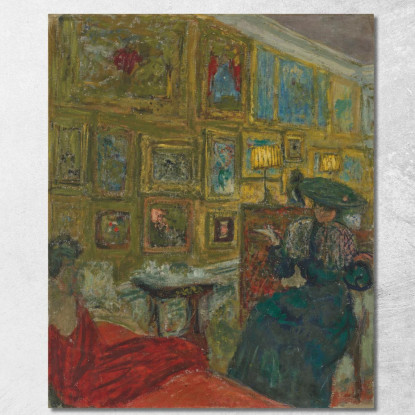 Il Visitatore Édouard Vuillard evu59 quadro stampato su tela