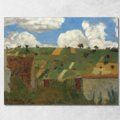 Paesaggio Dell'Ile-De-France Édouard Vuillard evu60 quadro stampato su tela