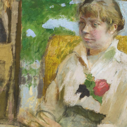 Il Modello Della Rosa Édouard Vuillard evu69 quadro stampato su tela