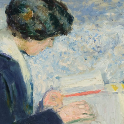 Lucy Hessel Leggendo Lucy Hessel Lisant Édouard Vuillard evu89 quadro stampato su tela