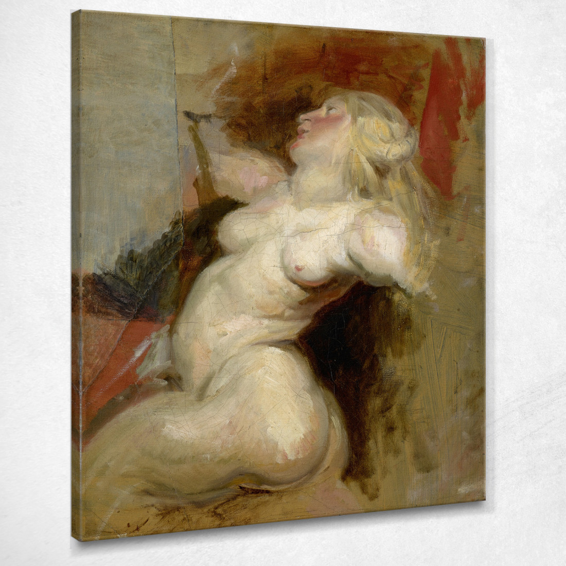 Emergenza Eugène Delacroix edx84 quadro stampato su tela