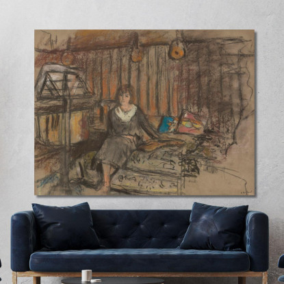 Studio Madame Fried Dreamer Édouard Vuillard evu97 quadro stampato su tela