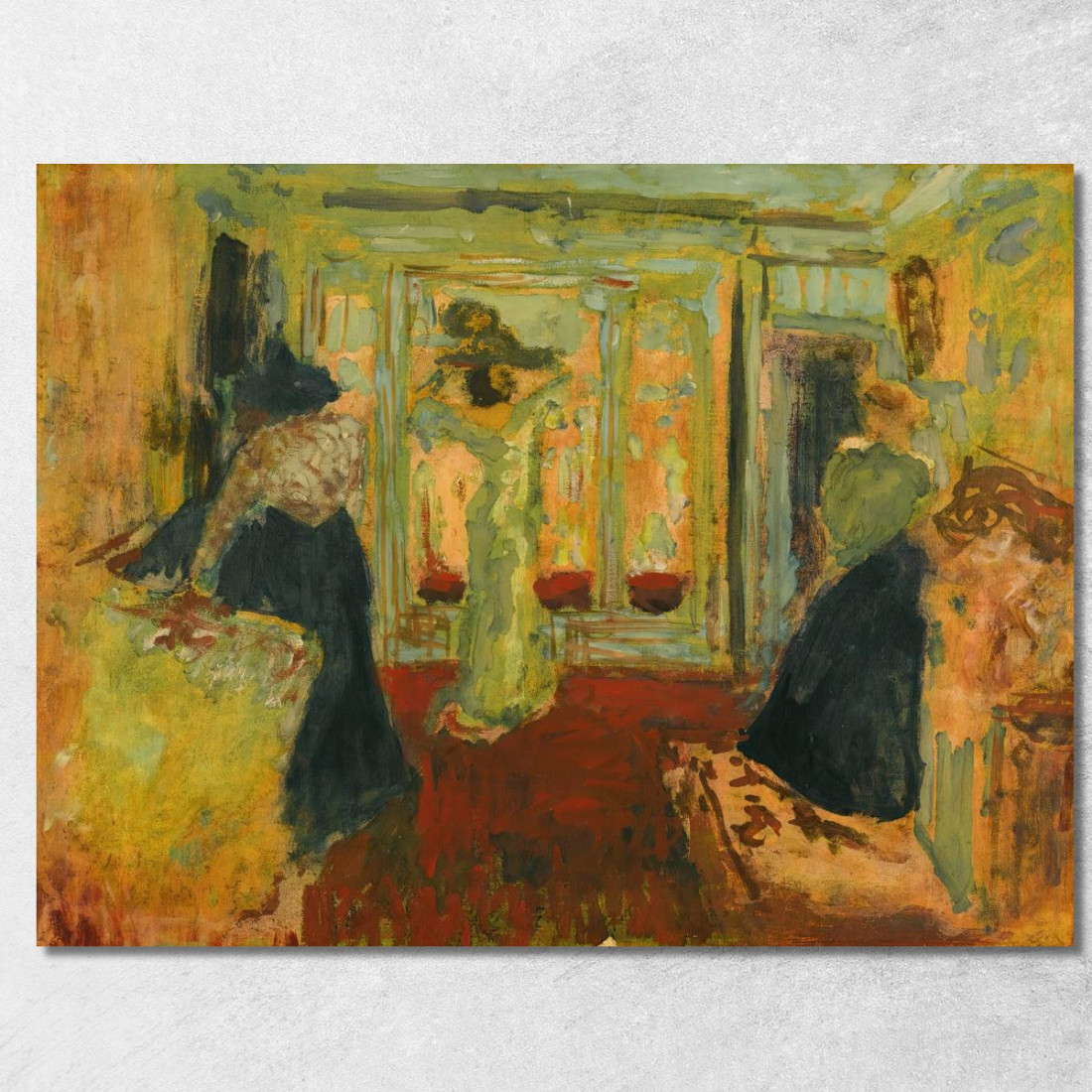 Madame Hessel Al Modiste Édouard Vuillard evu100 quadro stampato su tela