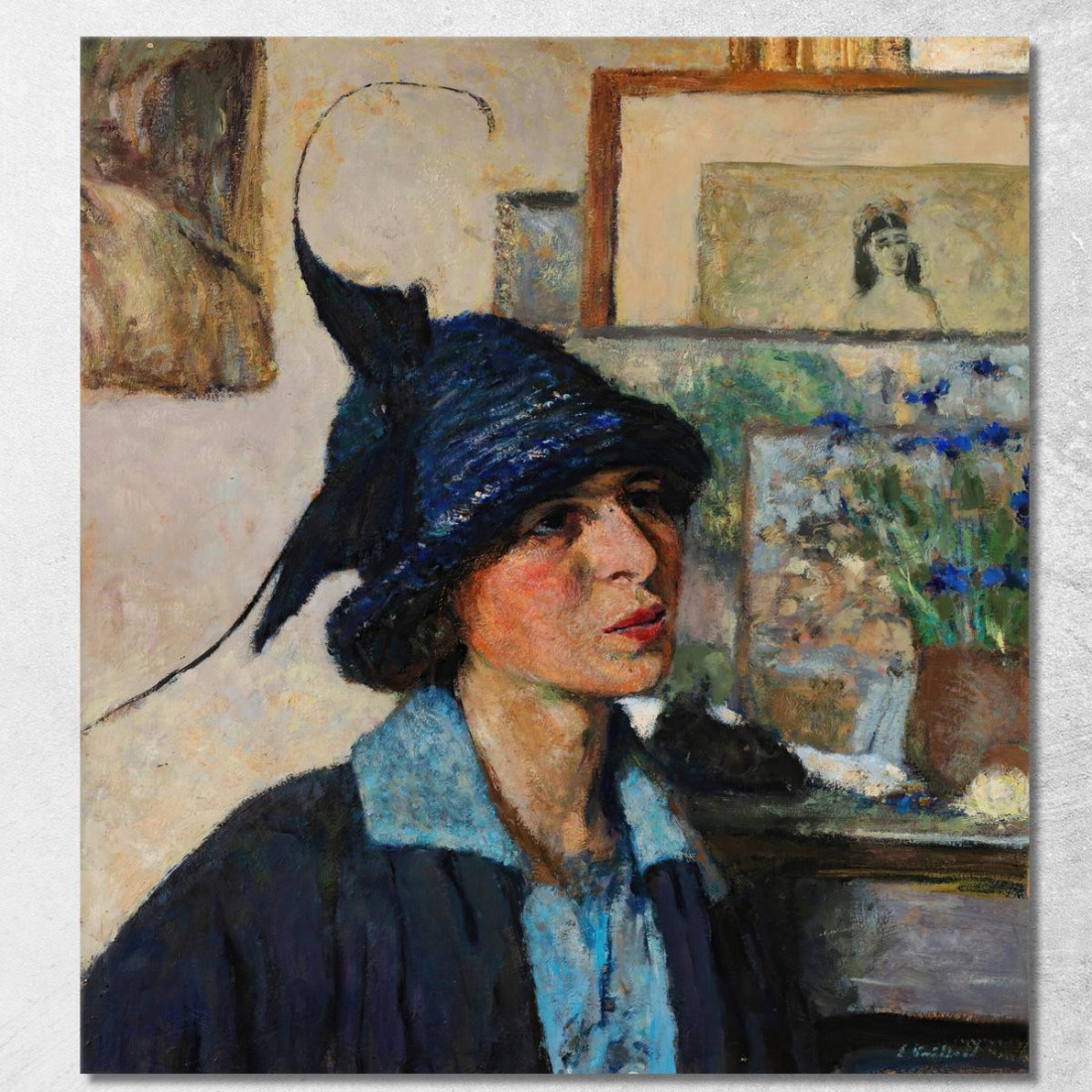 Madeleine Rodriguez Édouard Vuillard evu115 quadro stampato su tela