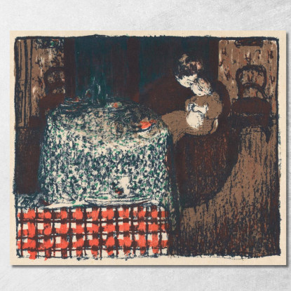 Maternità 1895 1896 Édouard Vuillard evu119 quadro stampato su tela