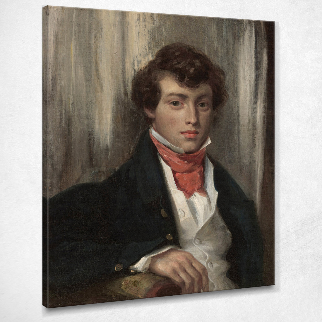 Ritratto Di Carlo Di Verninac Eugène Delacroix edx90 quadro stampato su tela
