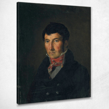 Ritratto Di Fougerat Eugène Delacroix edx91 quadro stampato su tela