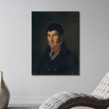 Ritratto Di Fougerat Eugène Delacroix edx91 quadro stampato su tela