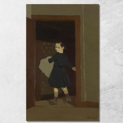 Il Bambino Alla Porta Édouard Vuillard evu157 quadro stampato su tela