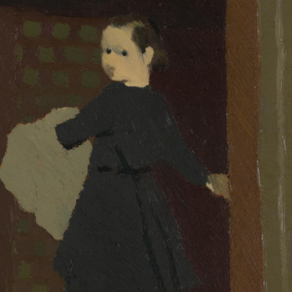 Il Bambino Alla Porta Édouard Vuillard evu157 quadro stampato su tela