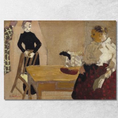 La Conversazione Édouard Vuillard evu158 quadro stampato su tela