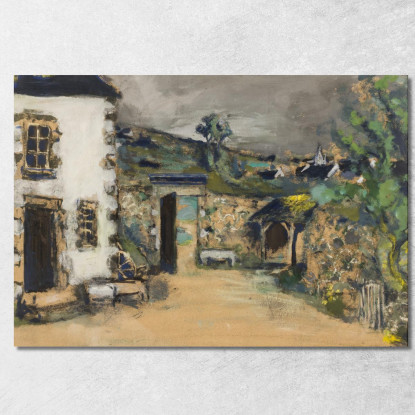 La Casa Colonica Édouard Vuillard evu160 quadro stampato su tela