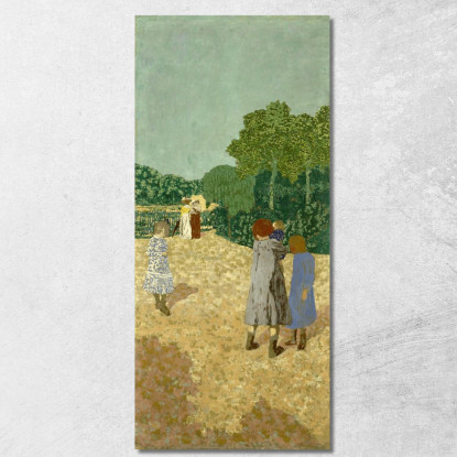 La Passeggiata Édouard Vuillard evu164 quadro stampato su tela