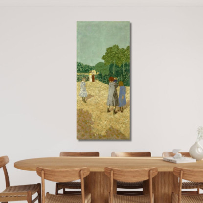 La Passeggiata Édouard Vuillard evu164 quadro stampato su tela