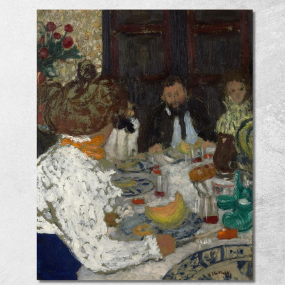 Il Pranzo Édouard Vuillard evu169 quadro stampato su tela