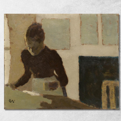 Donna Che Stira Édouard Vuillard evu178 quadro stampato su tela