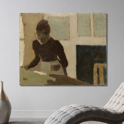 Donna Che Stira Édouard Vuillard evu178 quadro stampato su tela