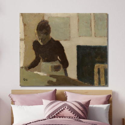 Donna Che Stira Édouard Vuillard evu178 quadro stampato su tela