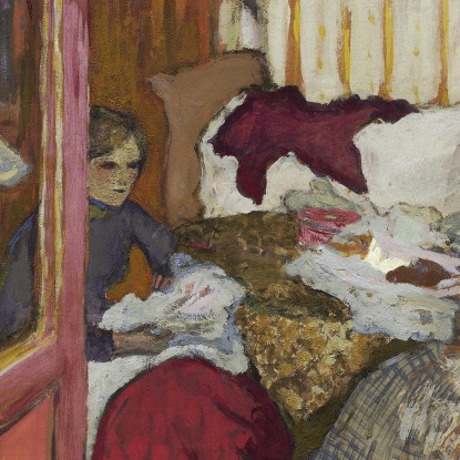 Donne Che Cuciono Édouard Vuillard evu180 quadro stampato su tela