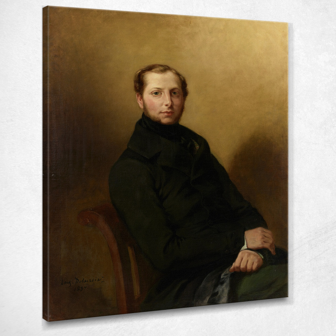 Ritratto Del Conte Charles De Mornay Eugène Delacroix edx95 quadro stampato su tela