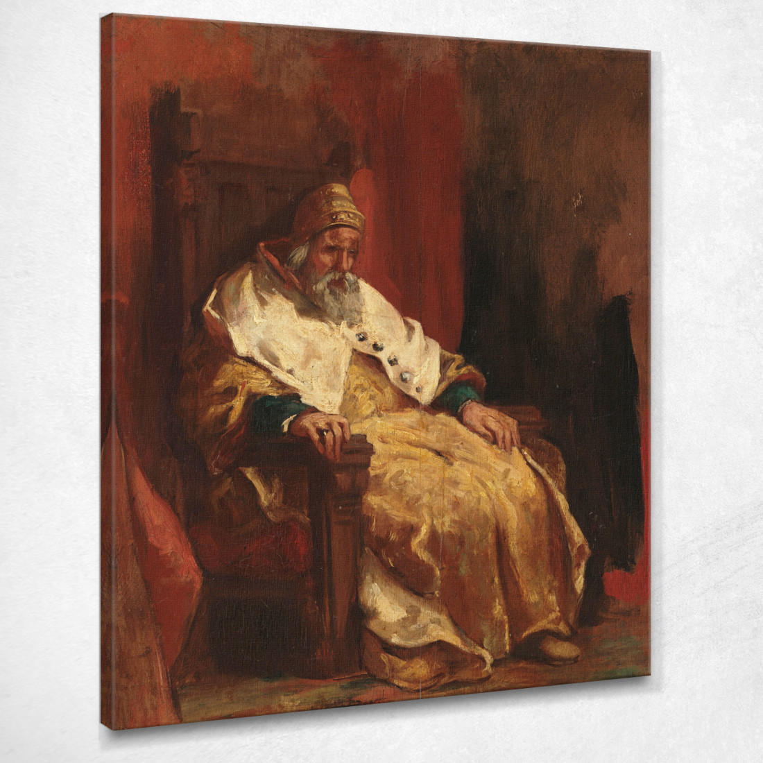 Studio Per I Due Foscari Eugène Delacroix edx117 quadro stampato su tela