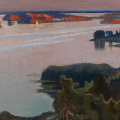 Vista Su Haikko Albert Edelfelt aed145 quadro stampato su tela