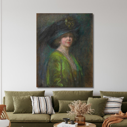 Cappello E Ombra Alice Pike Barney apb33 quadro stampato su tela