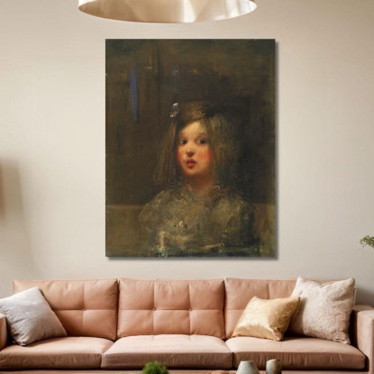 Infanta Alice Pike Barney apb42 quadro stampato su tela